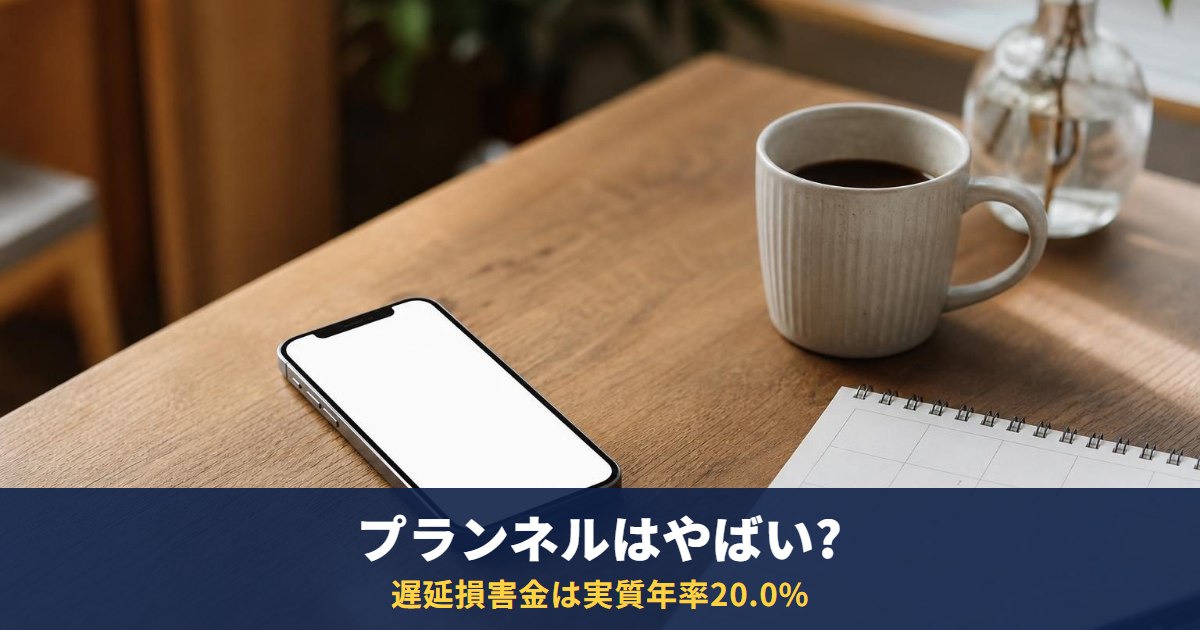 プランネルはやばい?支払い遅れ・延滞で今すぐやることを解説