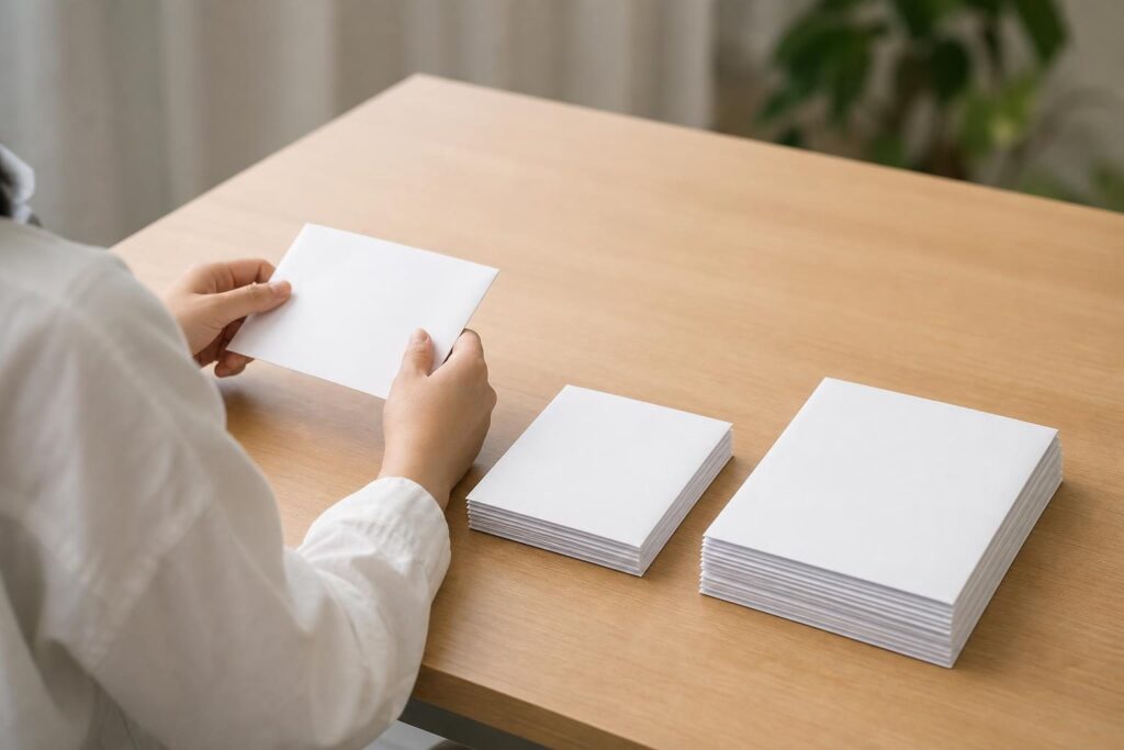 督促の書類が積み重なるイメージ