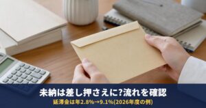 国民年金の未納で差し押さえはいつから?督促の流れと、免除・納付猶予で止める方法
