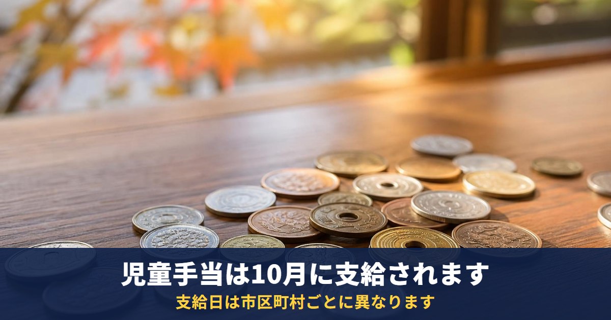 児童手当は10月に支給|10月は何日?自治体ごとの支給日の確認方法と振り込まれないとき