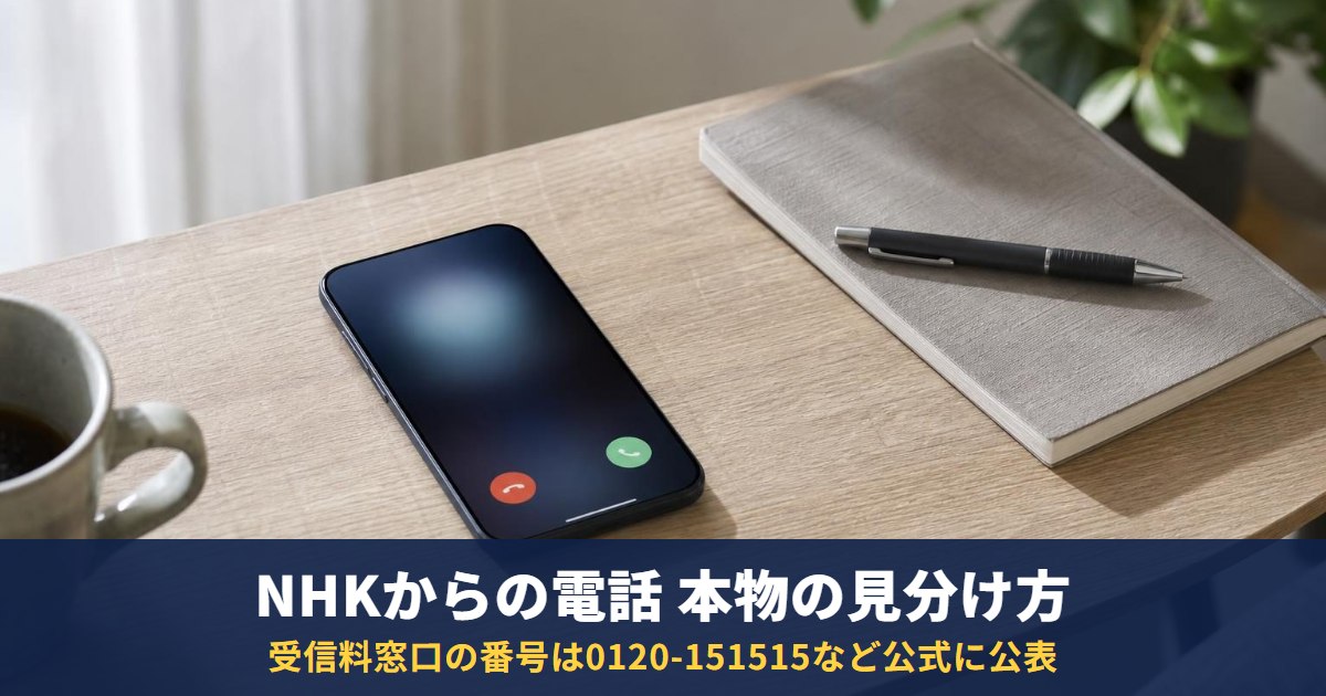 NHKから電話が来た|NHKの電話番号と、050からの電話・詐欺の見分け方