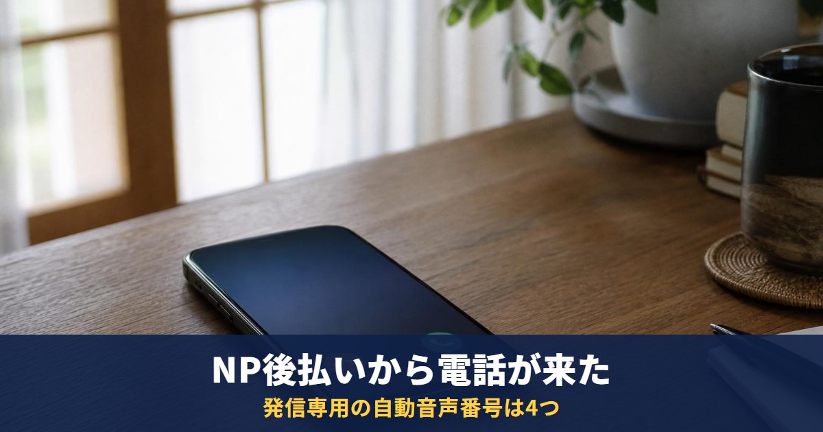 NP後払いから電話がかかってくる|0120-049-579など番号一覧と問い合わせ方法