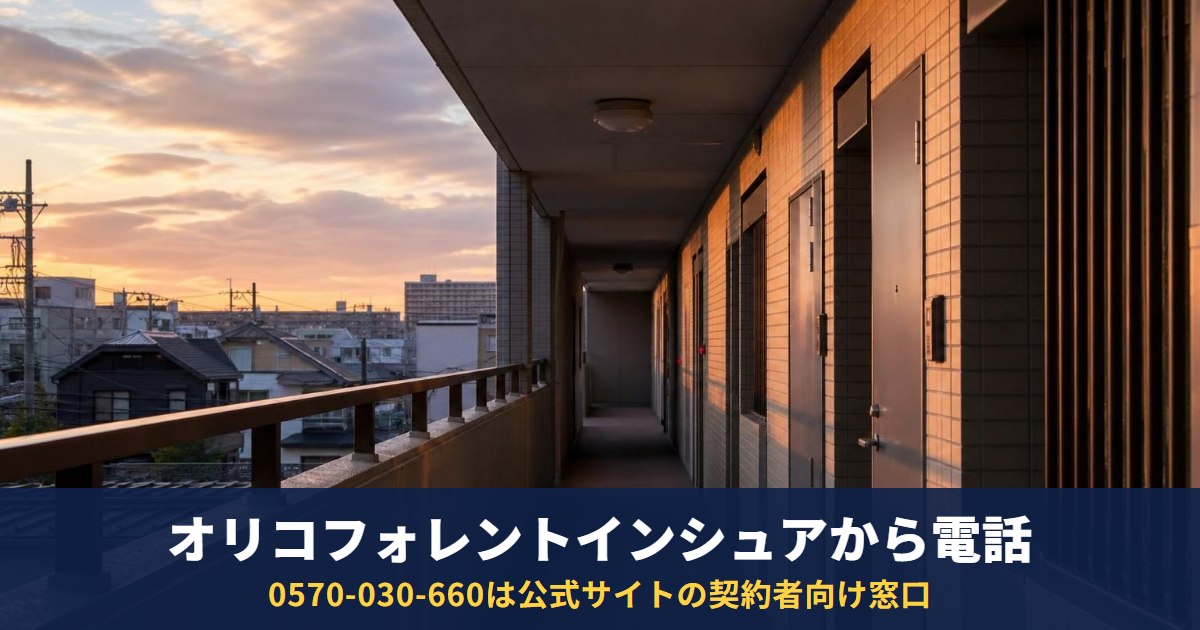 オリコフォレントインシュアから電話|0570-030-660など家賃保証の番号と支払い相談