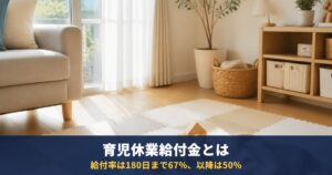 育児休業給付金とは|給付率は180日まで67%・以降50%、出生後休業支援給付金で80%。上限額と申請先