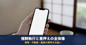 強制執行とは|債権・不動産・動産の差押えの違いと流れ(民事執行法)