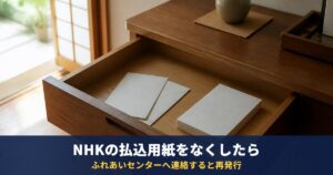 NHKの払込用紙をなくした・期限切れのとき|再発行の連絡先と、コンビニ・スマホで払える条件
