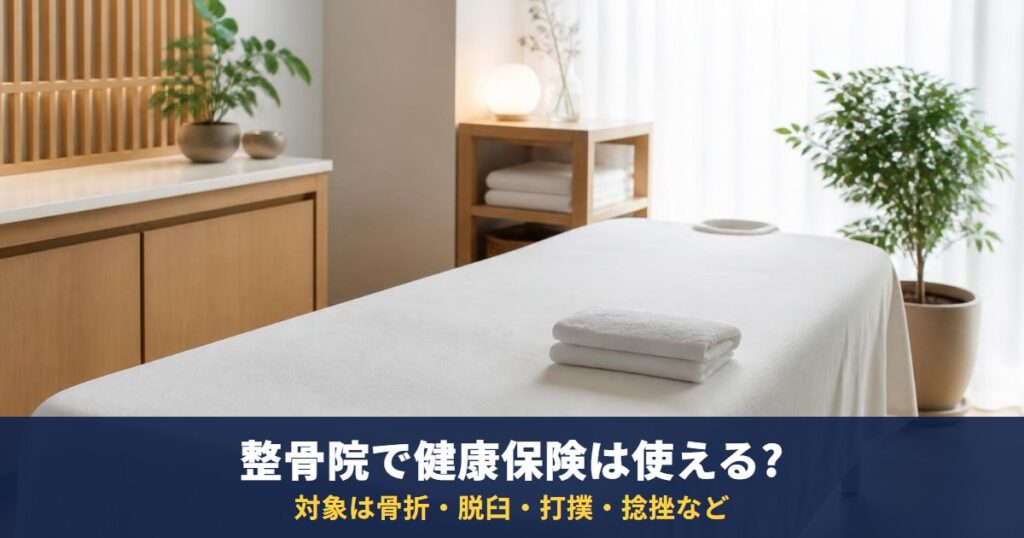 整骨院・接骨院で健康保険は使える?肩こりは対象外、はり・きゅうは医師の同意が必要(協会けんぽ)